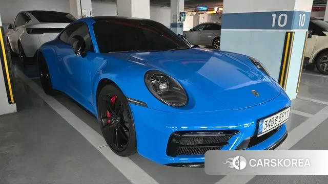 Porsche 911(992) 2022 Синий из Кореи, фото 3