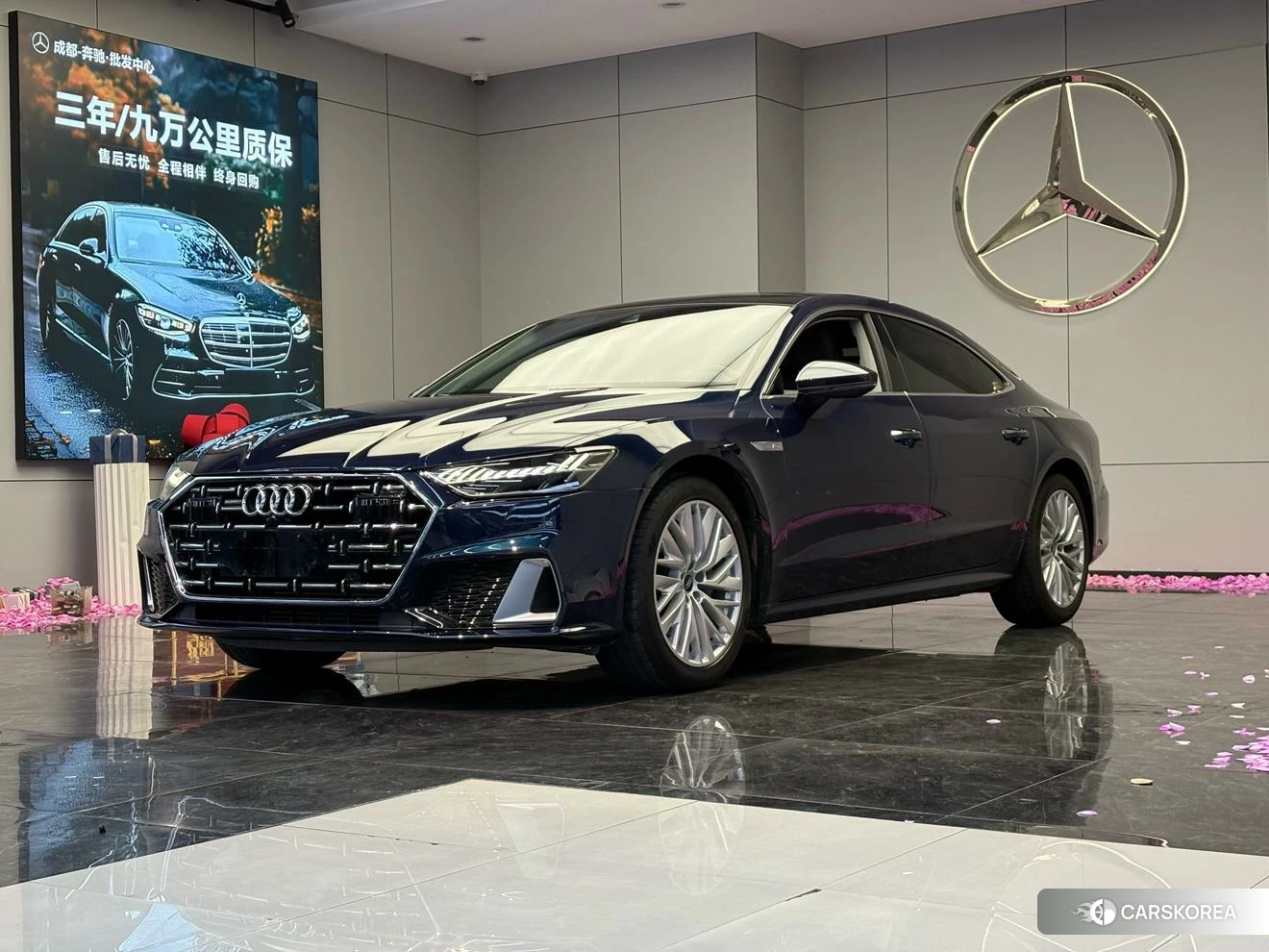 Audi A7L 2023 Синий из Китая, фото 3