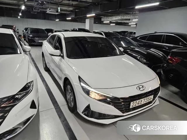 Hyundai Avante (CN7) 2021 Белый из Кореи, фото 6