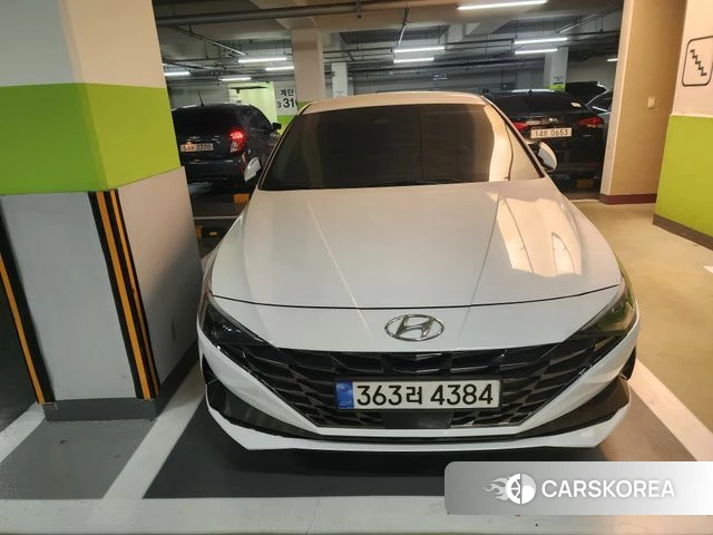 Hyundai Avante (CN7) 2022 Белый из Кореи, фото 3