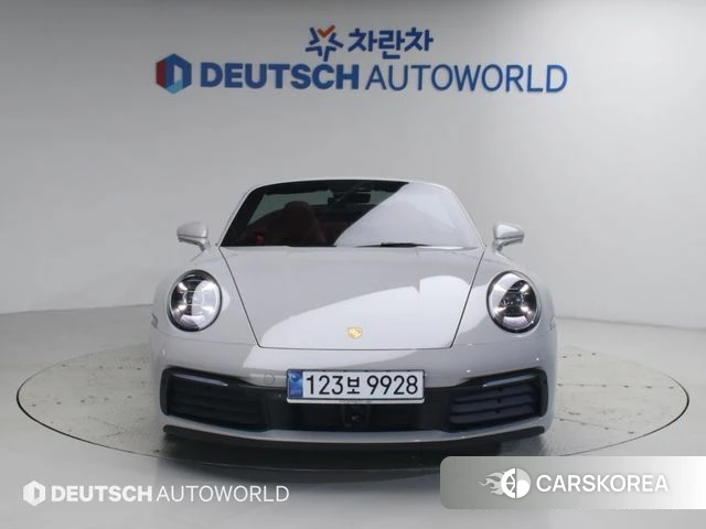Porsche 911(992) 2020 Серебристо-серый из Кореи, фото 3