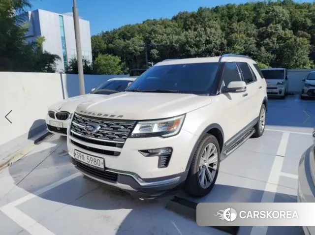 Ford Explorer 2018 Белый из Кореи, фото 3