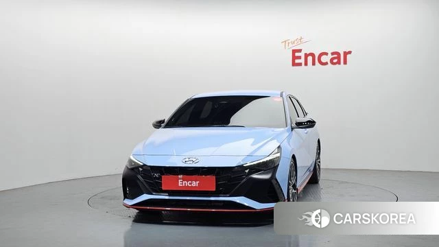 Hyundai Avante (CN7) 2021 Небесно-голубой из Кореи, фото 5