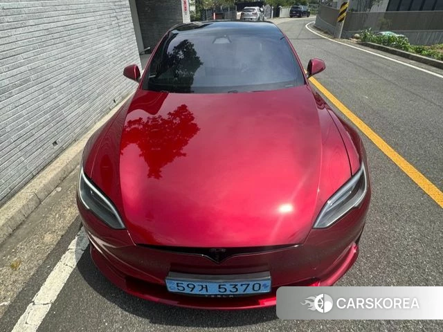 Tesla Model S 2023 Красный из Кореи, фото 5