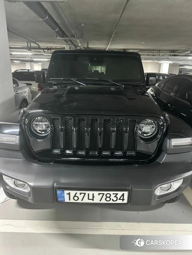 Jeep Wrangler (JL) 2021 Черный из Кореи, фото 3