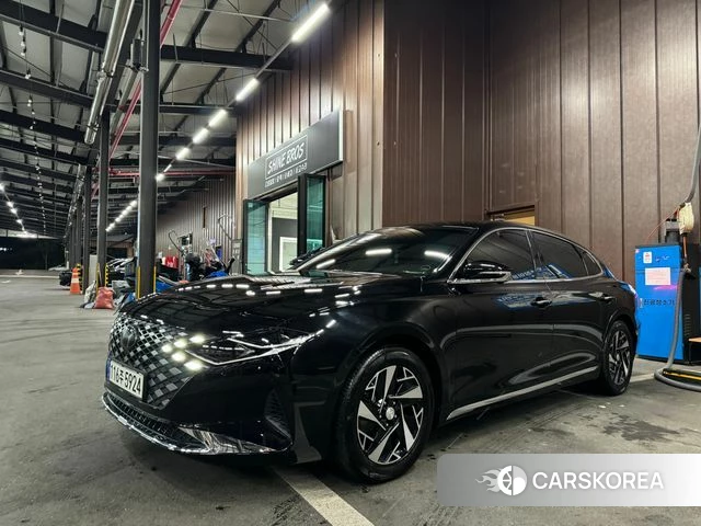 Hyundai The New Grandeur IG Hybrid 2021 Черный из Кореи, фото 3