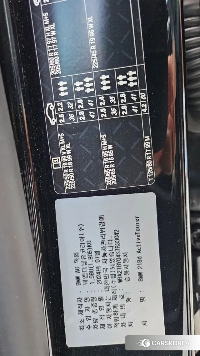 BMW 2 Series Active Tourer (U06) 2025 Черный из Кореи, фото 6