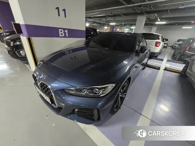 BMW 4 Series (G22) 2021 Синий из Кореи, фото 3