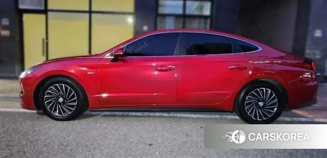 Hyundai Sonata Hybrid (DN8) 2020 Красный из Кореи, фото 3