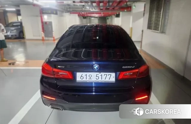 BMW 5 Series (G30) 2018 Черный из Кореи, фото 3