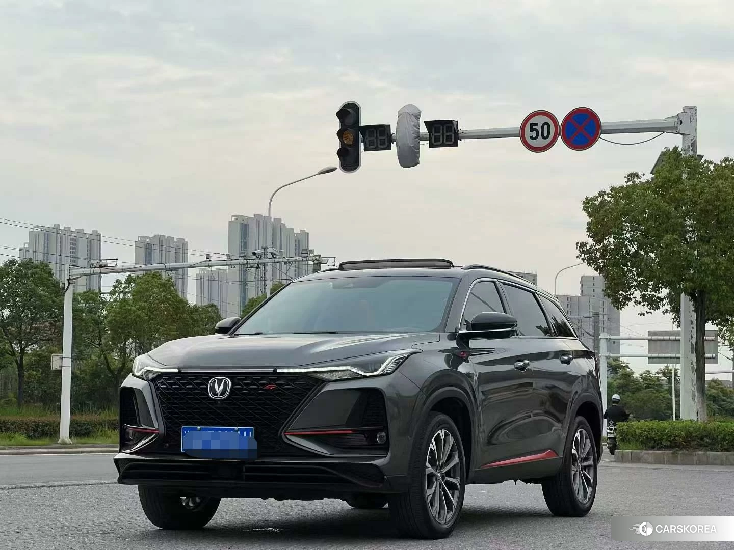 Chang'an CS75 PLUS 2020 Темно-серый из Китая, фото 3