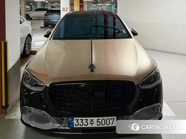 Mercedes-Benz S-Class W223 2022 Золотой двухцветный из Кореи, фото 3