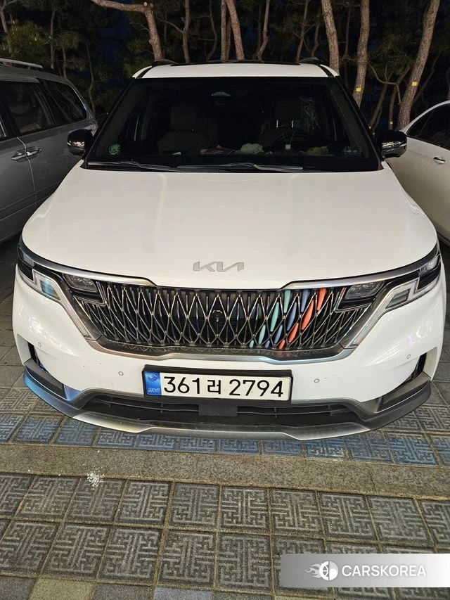 Kia Carnival 4th generation 2021 Жемчужный цвет из Кореи, фото 3