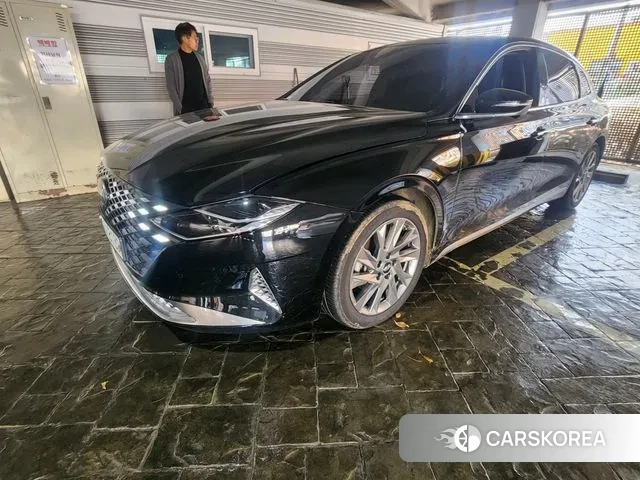 Hyundai The New Grandeur IG Hybrid 2019 Черный из Кореи, фото 3