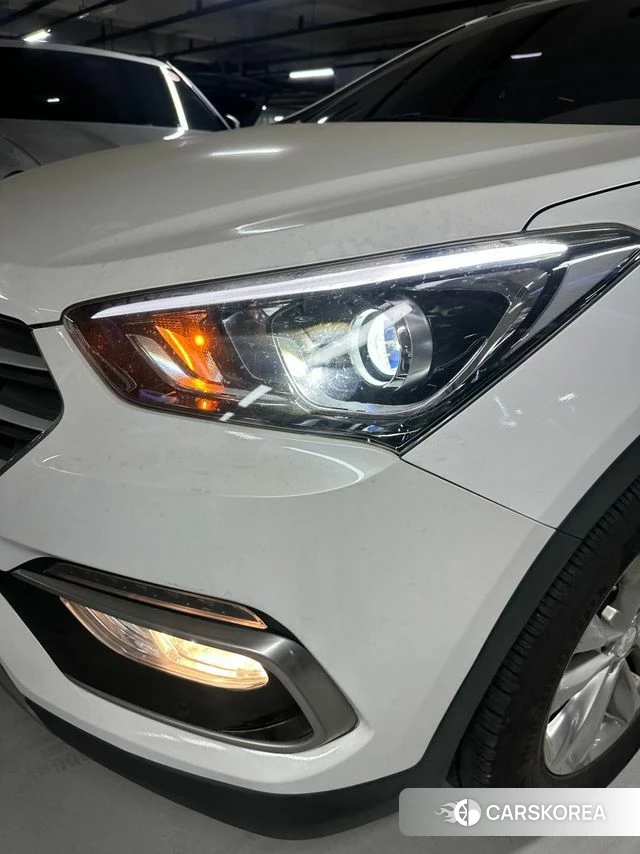 Hyundai Santa Fe The Prime 2018 Белый из Кореи, фото 3