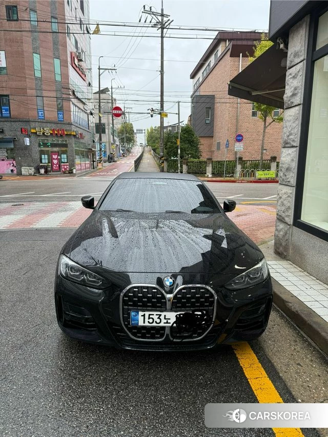 BMW 4 Series (G22) 2021 Черный из Кореи, фото 3