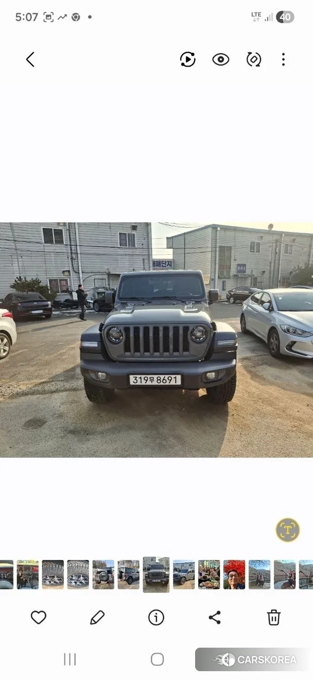 Jeep Wrangler (JL) id 3620286 из Кореи 7