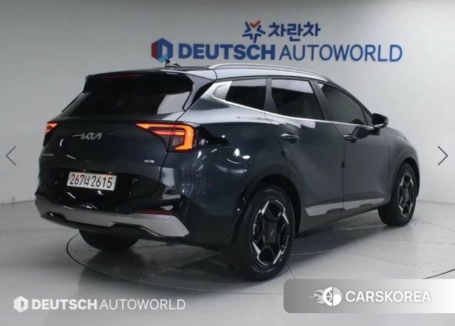 Kia The New Sportage 5th Generation Hybrid 2025 Серый из Кореи, фото 3