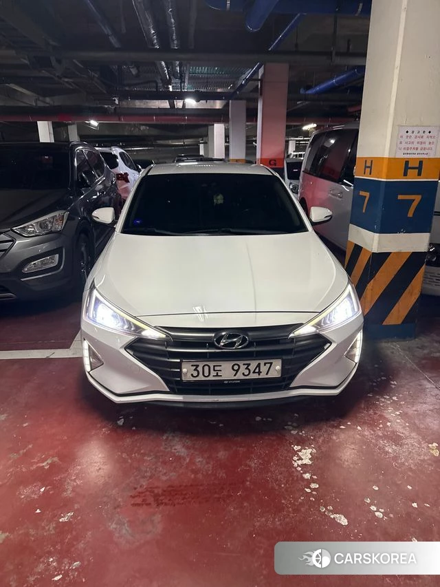 Hyundai The New Avante AD 2019 Белый из Кореи, фото 3