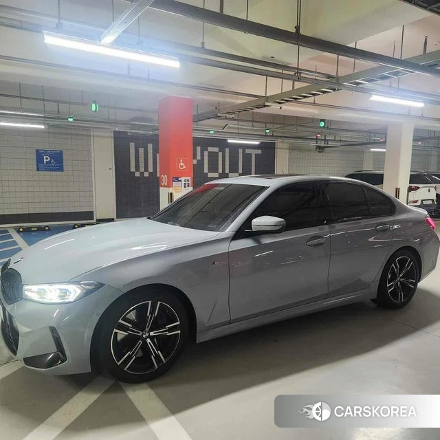 BMW 3 Series (G20) 2023 Светло-серебряный цвет из Кореи, фото 3