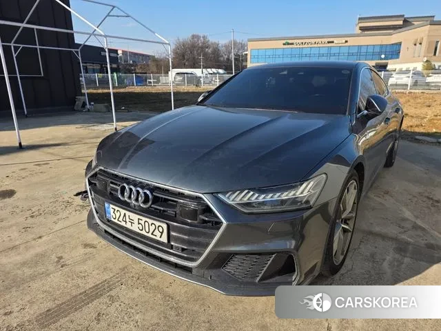 Audi A7 (4K) 2020 Серый из Кореи, фото 3