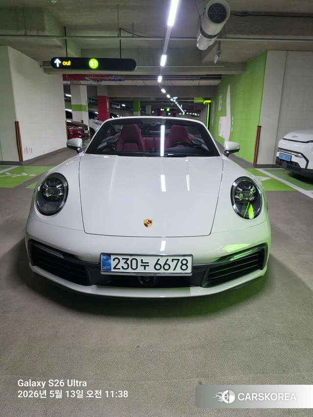 Porsche 911(992) 2024 Серебристо-серый из Кореи, фото 3