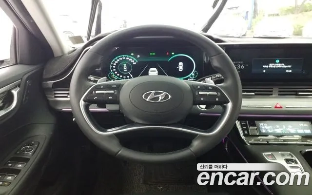 Hyundai The New Grandeur IG Hybrid 2020 Белый из Кореи, фото 3
