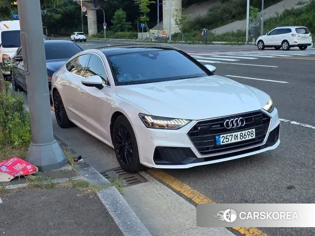 Audi A7 (4K) 2021 Белый из Кореи, фото 6