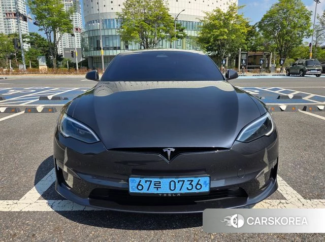 Tesla Model S 2023 Серый из Кореи, фото 3