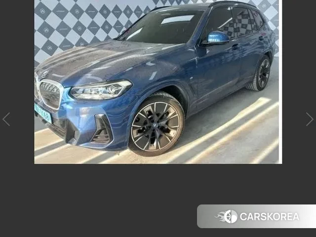 BMW iX3 2022 Синий из Кореи, фото 4