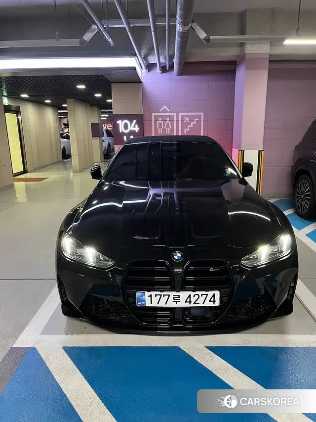 BMW M4 (G82) 2024 Черный из Кореи, фото 3