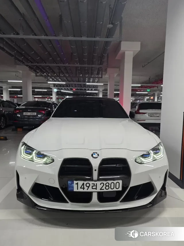 BMW M3 (G80) 2023 Белый из Кореи, фото 3