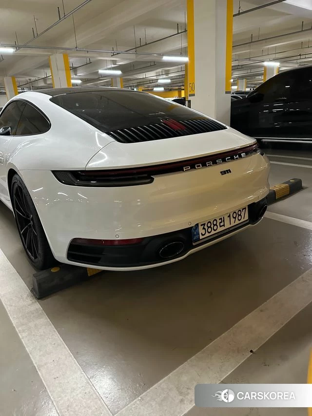 Porsche 911(992) 2021 Белый из Кореи, фото 3
