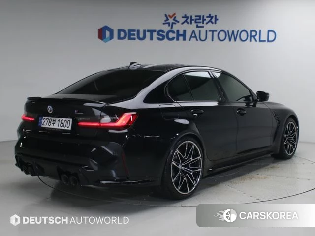 BMW M3 (G80) 2022 Черный из Кореи, фото 5