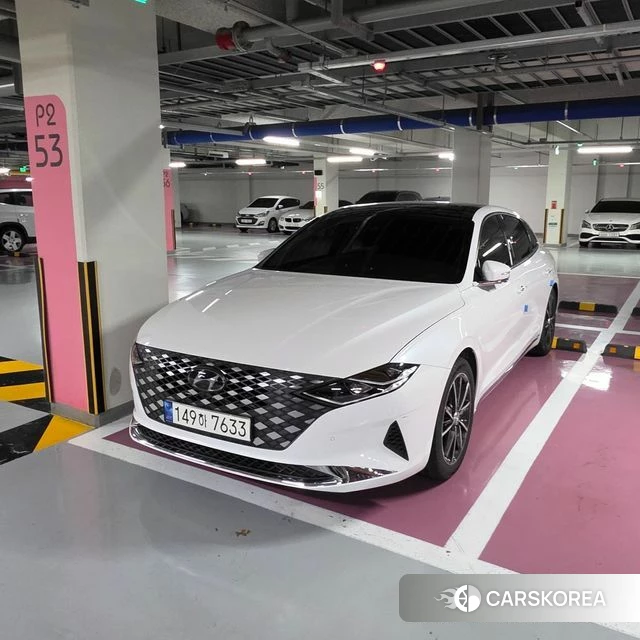 Hyundai The New Grandeur IG 2021 Белый из Кореи, фото 3