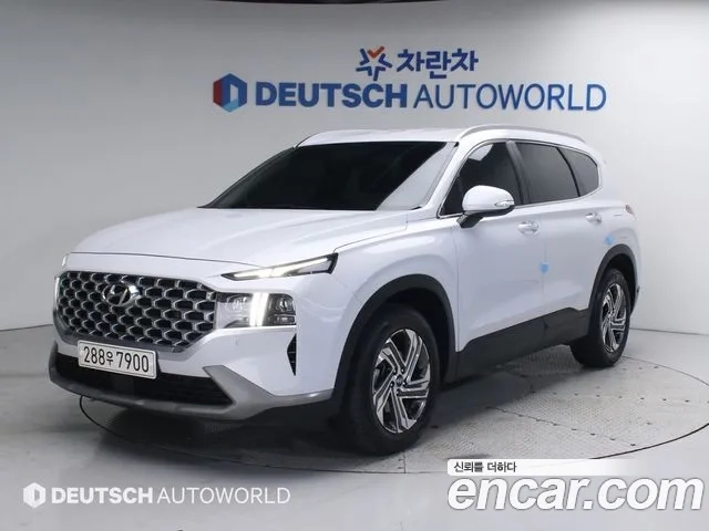 Hyundai The New Santa Fe 2021 Белый из Кореи, фото 6