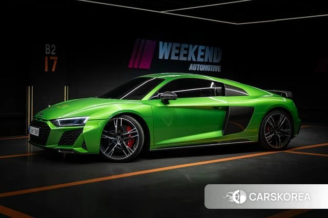 Audi R8 (4S) 2021 Зеленый из Кореи, фото 3