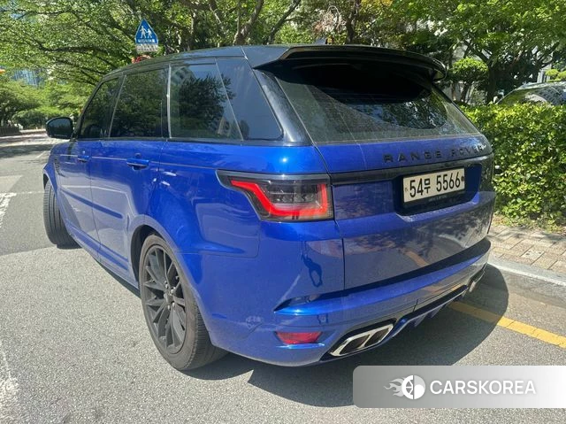 Land Rover Range Rover Sport 2nd Generation 2018 Синий из Кореи, фото 3