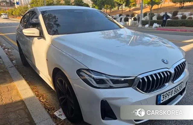 BMW 6 Series GT (G32) 2021 Белый из Кореи, фото 3