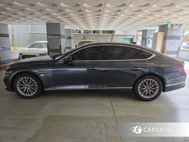 Genesis G80 (RG3) 2021 Темно-зеленый из Кореи, фото 3