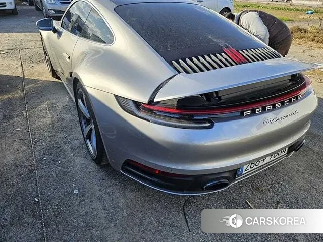 Porsche 911(992) 2021 Серебряный из Кореи, фото 6