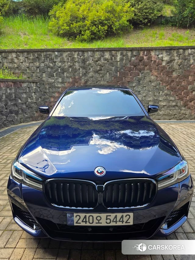 BMW 5 Series (G30) 2022 Синий из Кореи, фото 3