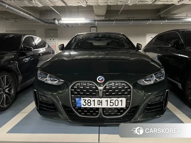 BMW 4 Series (G22) 2022 Зеленый из Кореи, фото 3