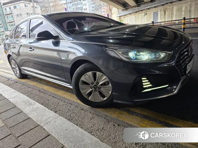 Hyundai Sonata New Rise Hybrid 2019 Серый из Кореи, фото 6