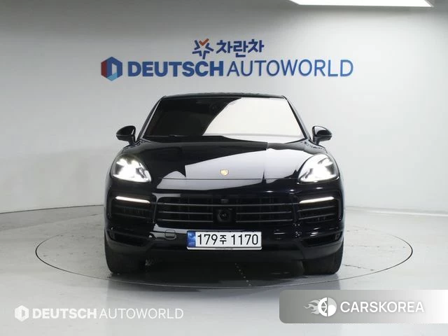 Porsche Cayenne (PO536) 2022 Черный из Кореи, фото 3