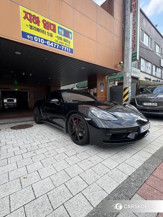 Porsche 718 Cayman 2019 Черный из Кореи, фото 4