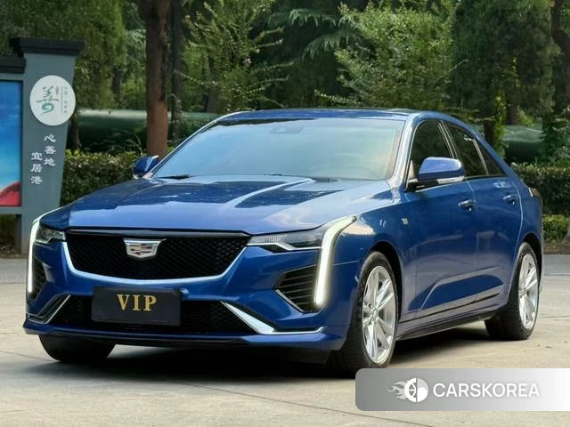 Cadillac CT4 2023 Синий из Китая, фото 3