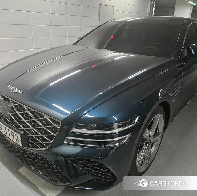Genesis G80 (RG3) 2022 Синий из Кореи, фото 3