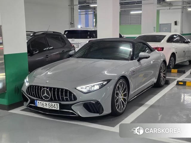 Mercedes-Benz SL-Class R232 2023 Серебристо-серый из Кореи, фото 5