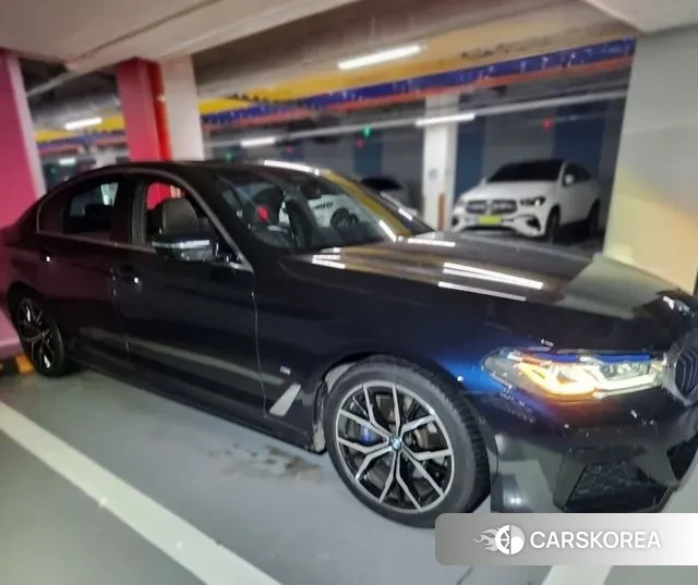 BMW 5 Series (G30) 2021 Черный из Кореи, фото 3